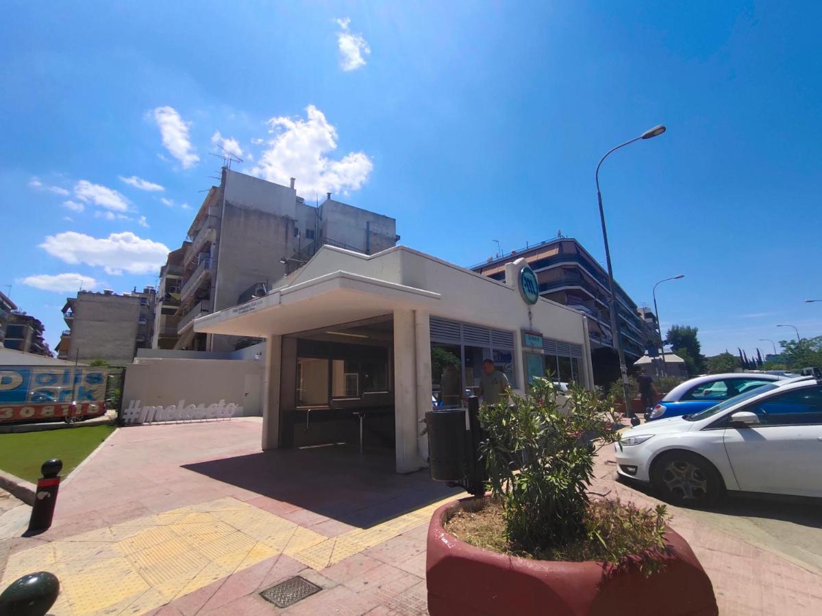 Wsd Hera Luxury Stylish 2Bd Apt With City View Balcony Near Merto Atenas Exterior foto